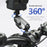 JUNNX JX-GP-10 Bike Handlebar Camera Mount Clamp for GoPro Hero 11 10 9, DJI 360-Degree Rotation Action Camera Bicycle Clip - 3
