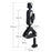 JUNNX JX-GP-10 Bike Handlebar Camera Mount Clamp for GoPro Hero 11 10 9, DJI 360-Degree Rotation Action Camera Bicycle Clip - 6
