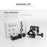 JUNNX JX-GP-10 Bike Handlebar Camera Mount Clamp for GoPro Hero 11 10 9, DJI 360-Degree Rotation Action Camera Bicycle Clip - 7