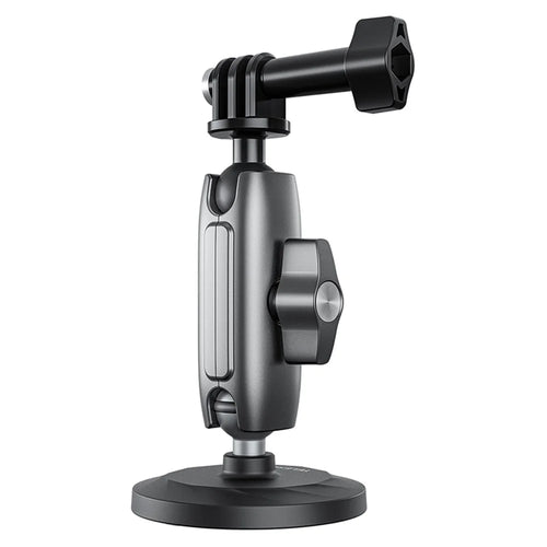 TELESIN CMM-001 Dual Ball Head Aluminum Alloy Action Camera Magnetic Base Mount Adapter - 1