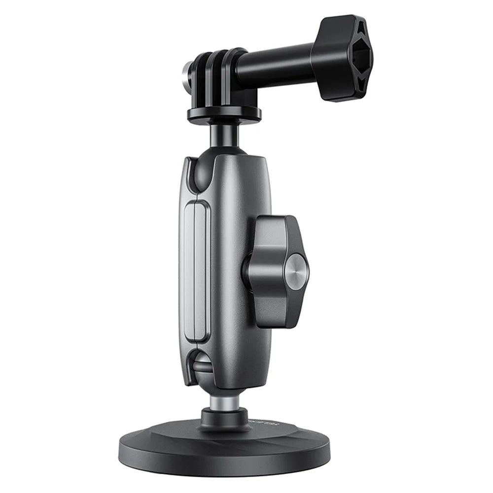 TELESIN CMM-001 Dual Ball Head Aluminum Alloy Action Camera Magnetic Base Mount Adapter - 1