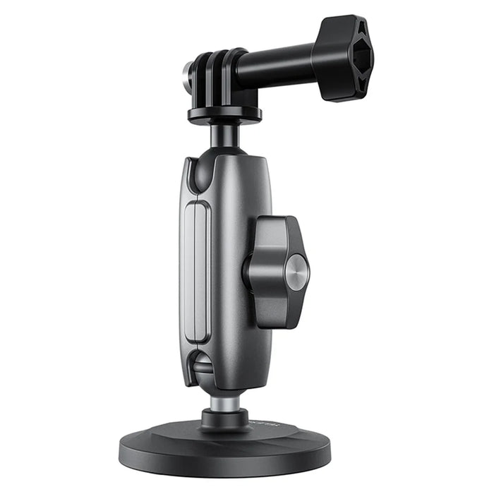 TELESIN CMM-001 Dual Ball Head Aluminum Alloy Action Camera Magnetic Base Mount Adapter - 1
