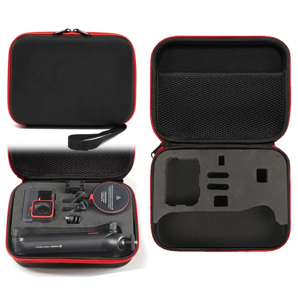 Portable Storage Bag for Insta360 Ace Pro 2 / Ace Pro / Ace Action Camera Handheld Gimbal Carrying Case - Black - 1