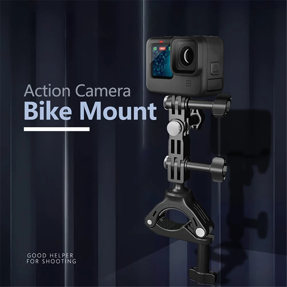 JUNNX JX-GP-05 Bike Camera Mount for GoPro Hero 11 / 10 Action Camera Clamp Bracket - 2