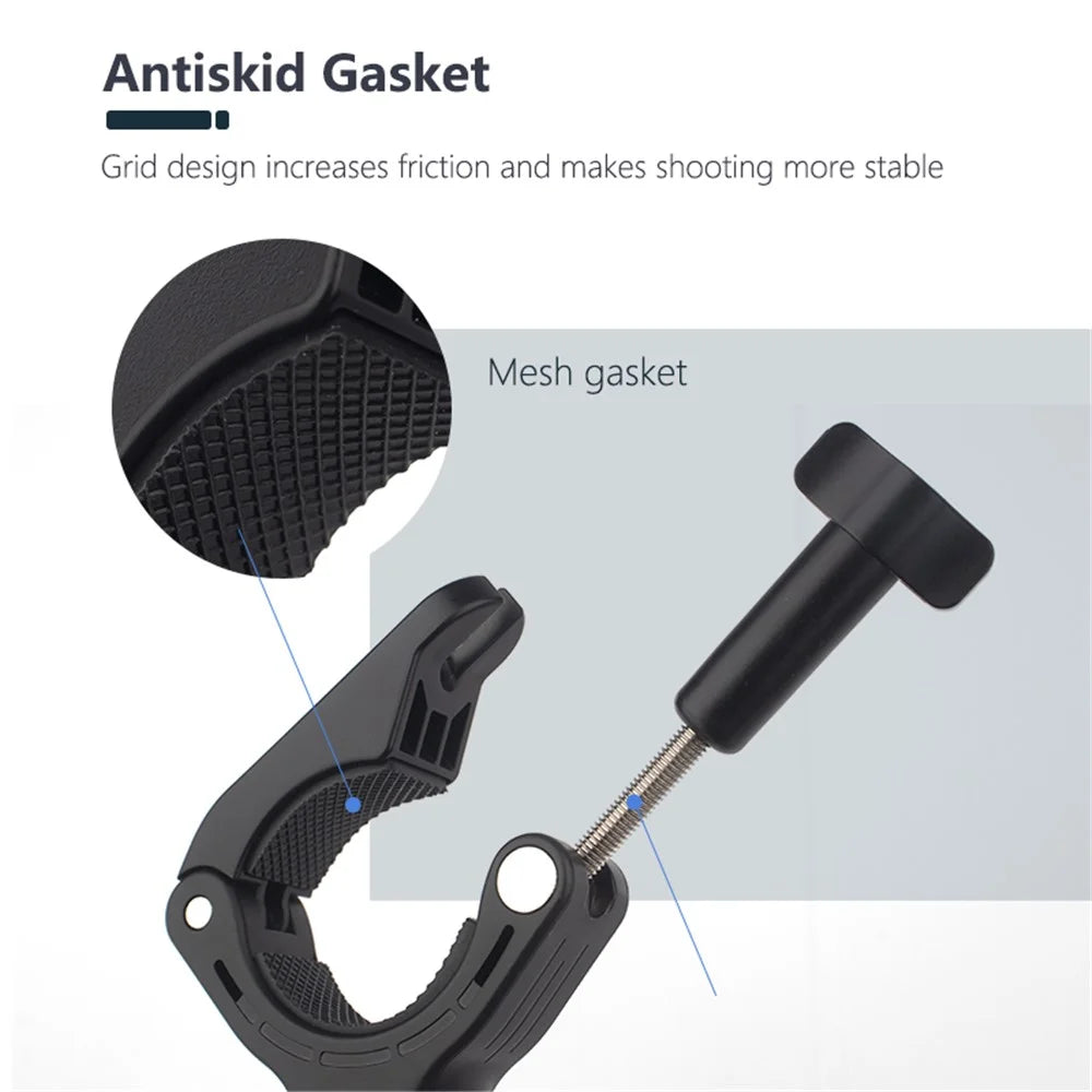 JUNNX JX-GP-05 Bike Camera Mount for GoPro Hero 11 / 10 Action Camera Clamp Bracket - 4
