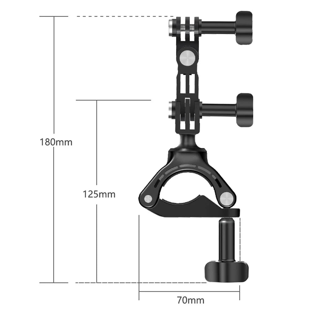 JUNNX JX-GP-05 Bike Camera Mount for GoPro Hero 11 / 10 Action Camera Clamp Bracket - 5
