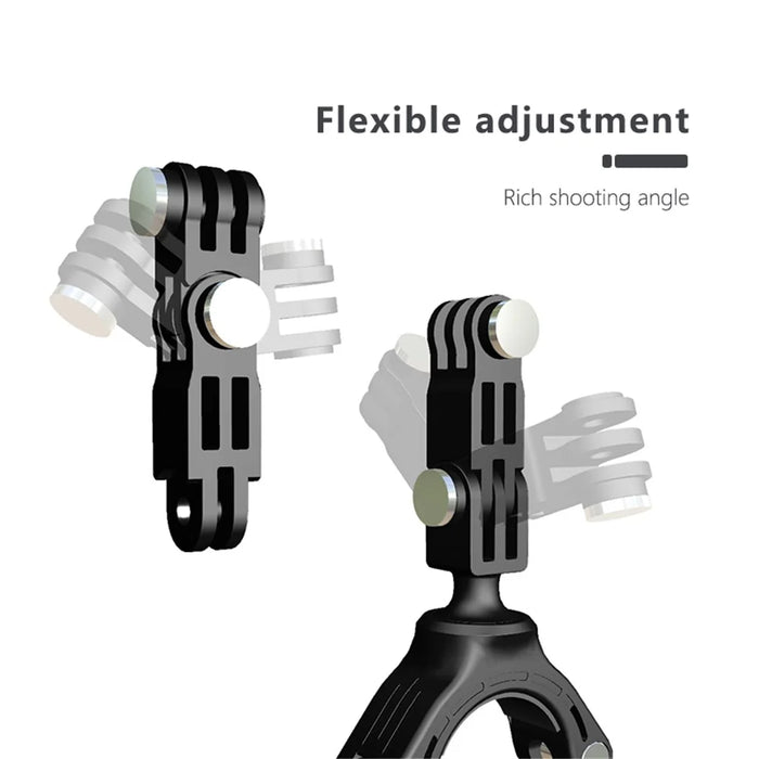 JUNNX JX-GP-05-A Bike Camera Mount with Phone Clip for GoPro Hero 11 / 10, Cell Phones - 4
