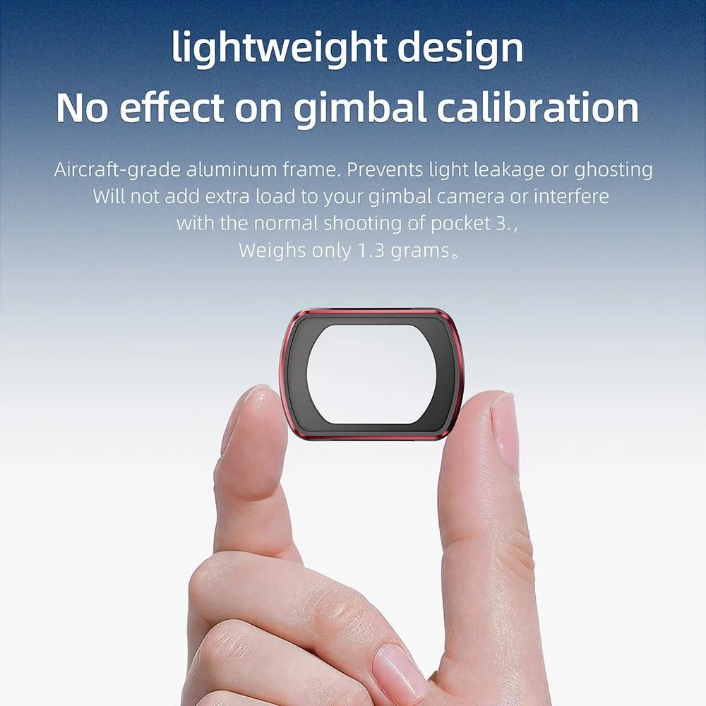 STARTRC 1135169 For DJI Osmo Pocket 3 Aluminum Alloy Frame 1 / 4 Black Soft Filter - 5