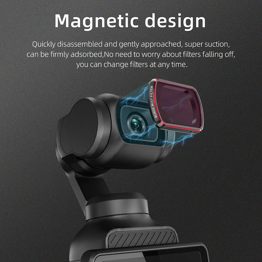 STARTRC 1135169 For DJI Osmo Pocket 3 Aluminum Alloy Frame 1 / 4 Black Soft Filter - 6