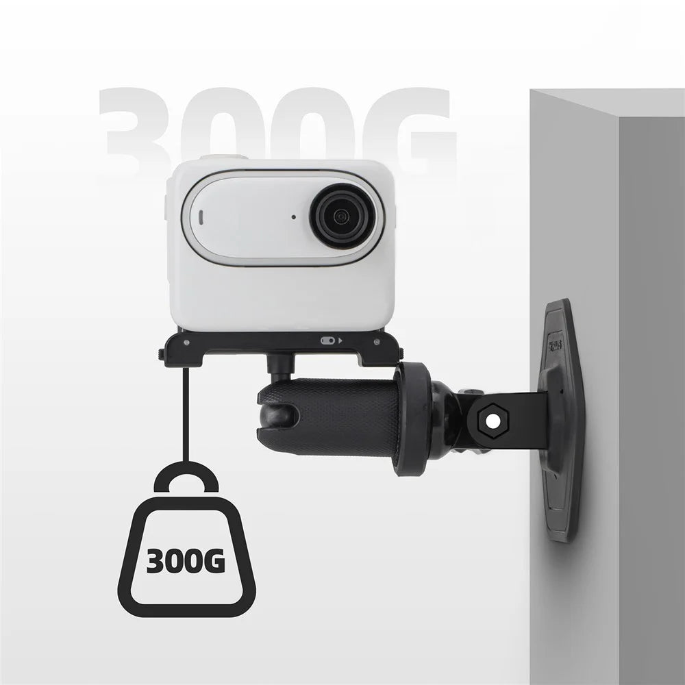 SUNNYLIFE DZ759 For DJI Osmo Action 4 / Insta360 Go3 / GoPro Hero Flexible Adhesive Mount Flat / Curved Camera Holder - 2