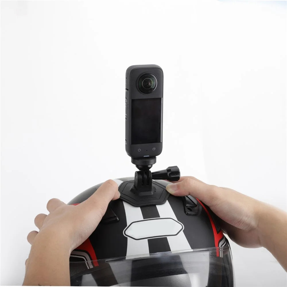SUNNYLIFE DZ759 For DJI Osmo Action 4 / Insta360 Go3 / GoPro Hero Flexible Adhesive Mount Flat / Curved Camera Holder - 5