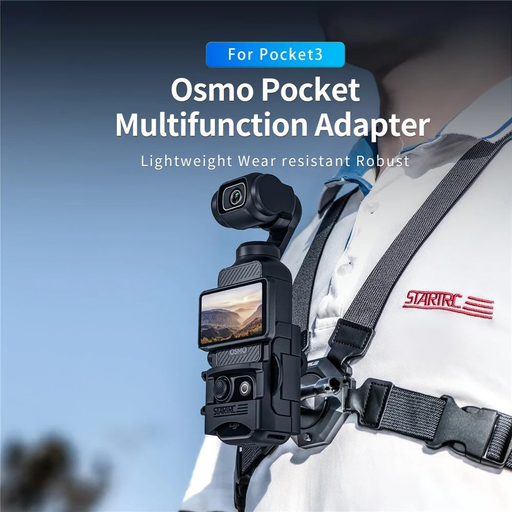 STARTRC 1134483 For DJI Osmo Pocket 3 Camera Fixed Bracket Multifunctional Expansion Adapter - 2