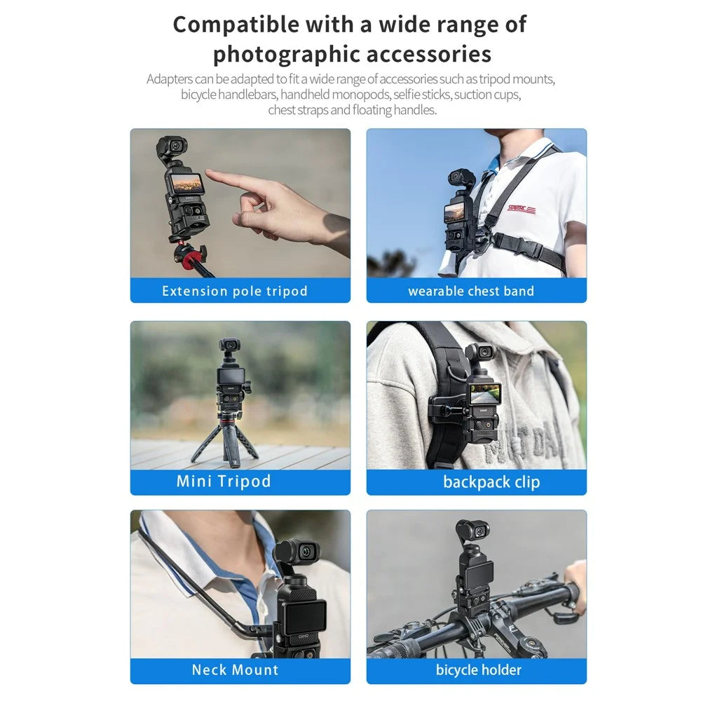 STARTRC 1134483 For DJI Osmo Pocket 3 Camera Fixed Bracket Multifunctional Expansion Adapter - 3