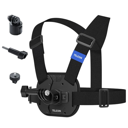 TELESIN S2-CGP-02 Chest Mount Harness for GoPro 12 Quick Release Chest Strap for Action Camera - 1