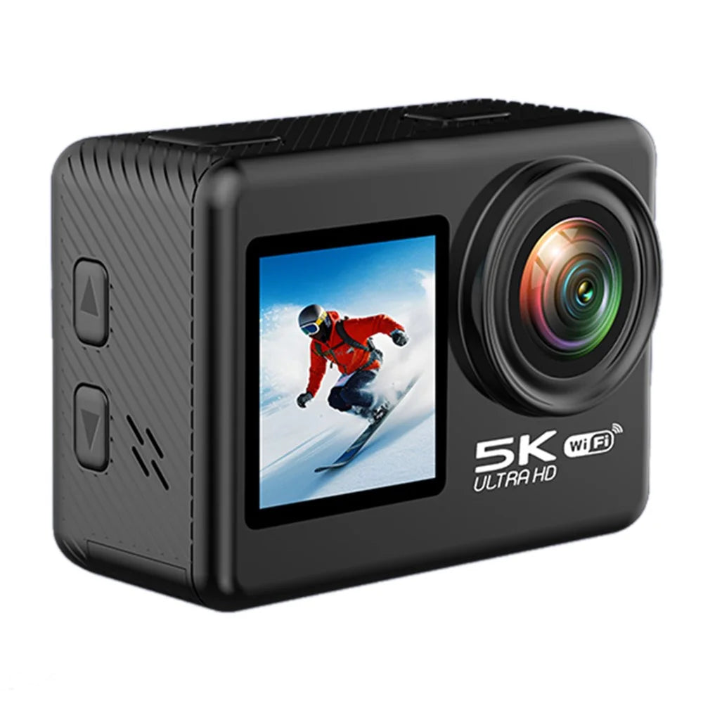 V5 5K Action Camera 30m Waterproof WiFi App Control Dual Screen Sports Camera with EIS Stabilization - 1