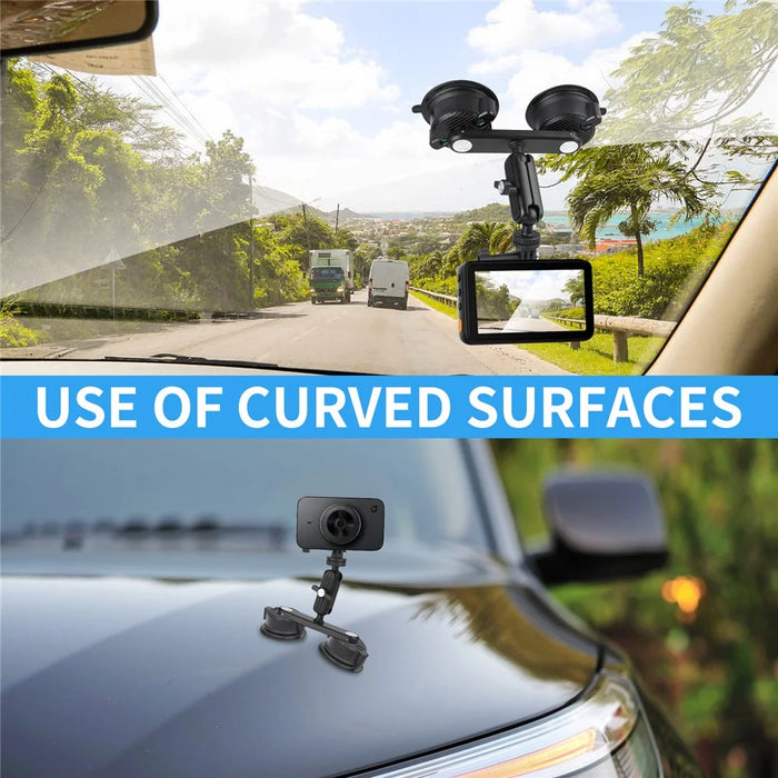 K01-2 For GoPro Action Camera Sucker Mount Bracket Sport Camera Car Home Support Stand - 7