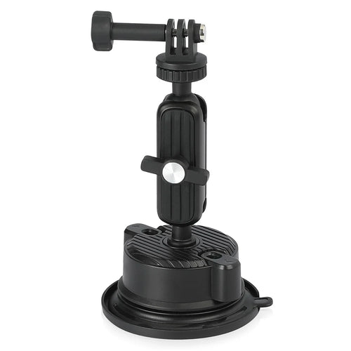 K01 Free Rotation Action Camera Shooting Bracket Car Suction Cup Mount Camera Support Stand - 1