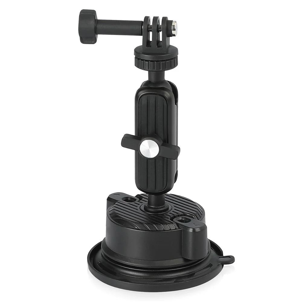 K01 Free Rotation Action Camera Shooting Bracket Car Suction Cup Mount Camera Support Stand - 1