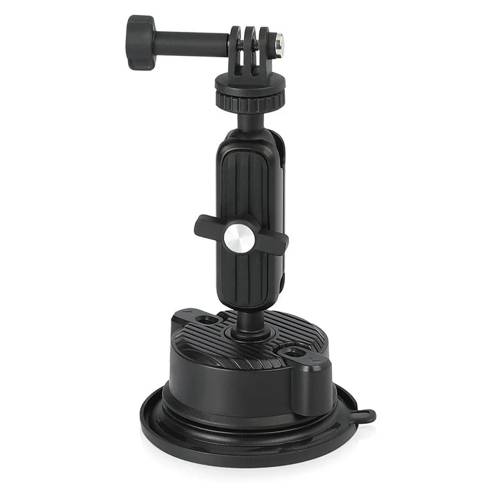 K01 Free Rotation Action Camera Shooting Bracket Car Suction Cup Mount Camera Support Stand - 1