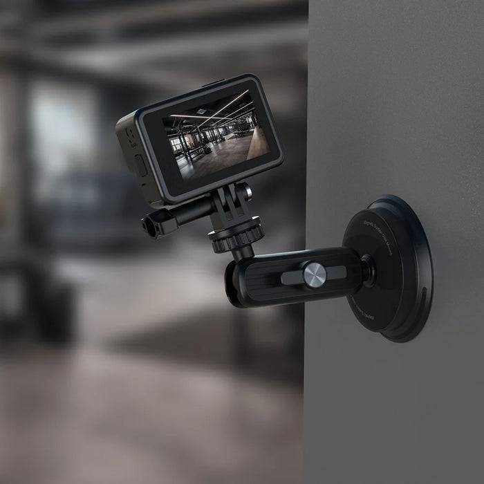 K03 For Insta360 / GoPro Rotatable Action Camera Bracket Magnetic Suction Cup Mount Camera Support Stand - 7