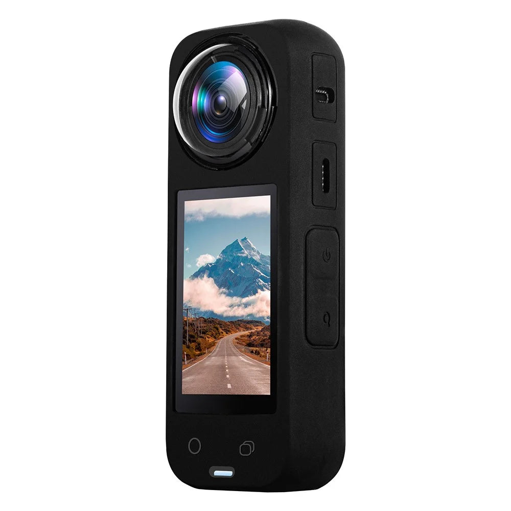 2Pcs Anti-scratch Protective Cover for Insta360 X4 Sports Camera PC Lens Protection - 1