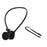 FLW430 Magnetic Sports Camera Neck Mount Adjustable Hanging Neck Phone Holder - Black - 1