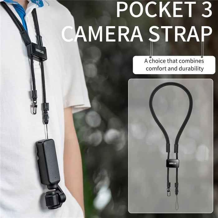 STARTRC 1137934 For DJI Pocket 3 / Avata 2 Camera Carrying Strap Adjustable Anti-Lost Rope - 4