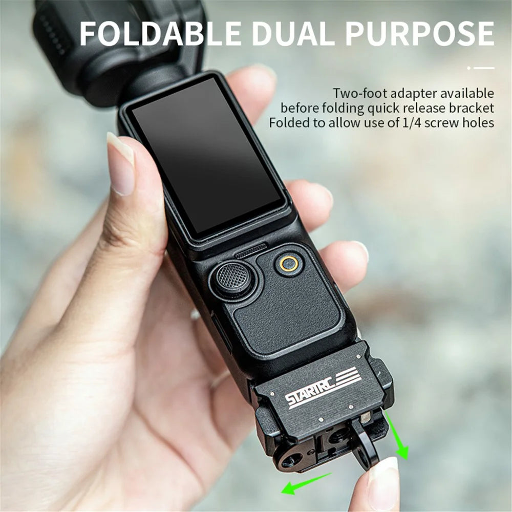 STARTRC 1138603 For DJI Osmo Pocket 3 Sports Camera Magnetic Quick-Mount Adapter Connector - 4