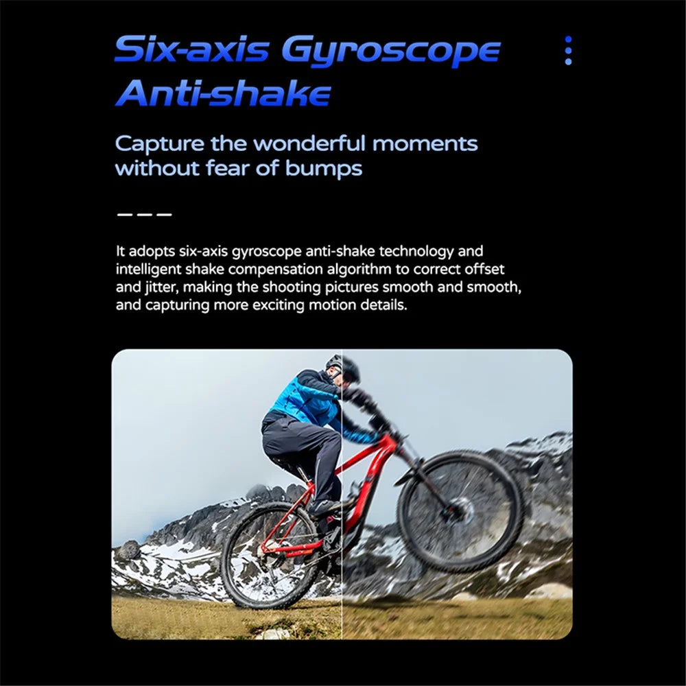 SJCAM SJ20 Dual Lens Dual Screen 4K 30FPS Action Camera Waterproof Sports Camera - 6