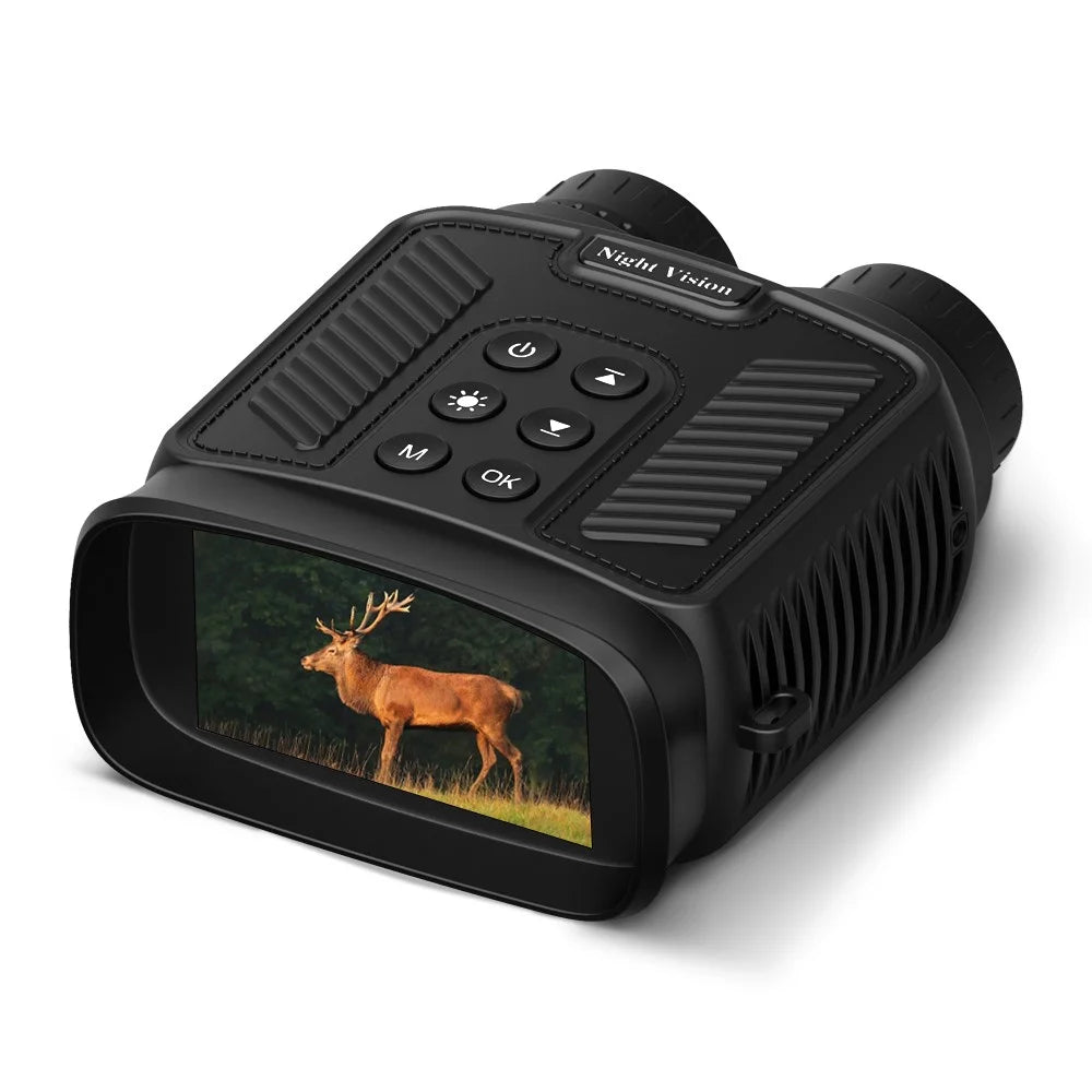 DT59 HD Video Binocular Night Vision Goggles Hunting Camera Support 128GB Memory Card Storage - Black - 1