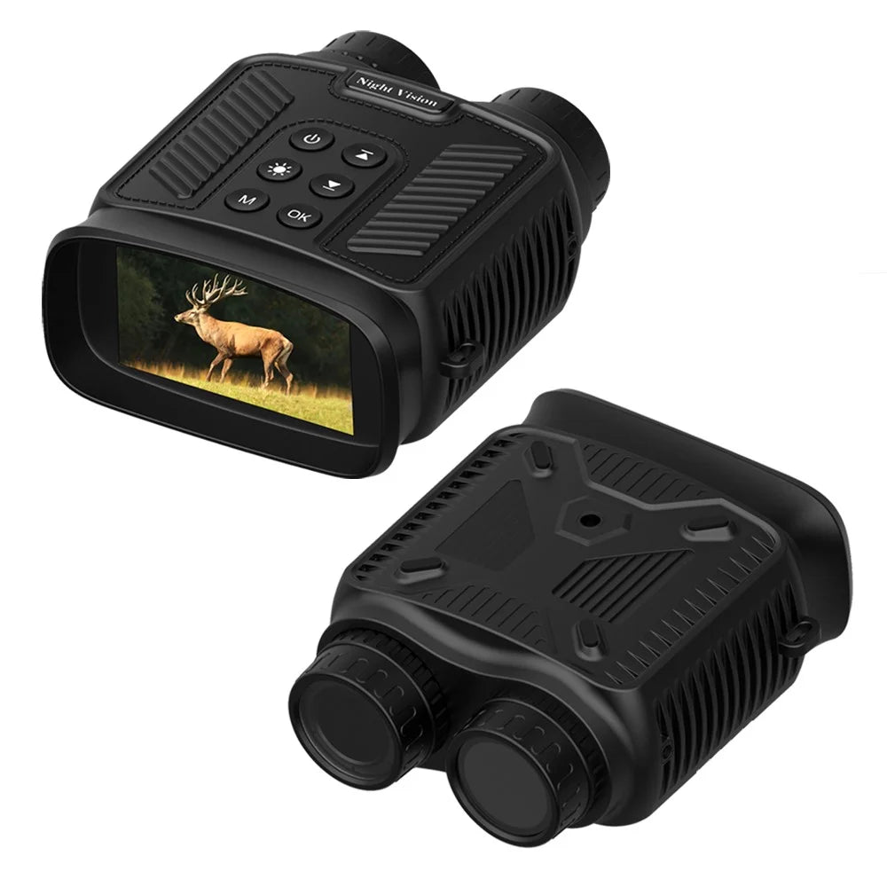 DT59 HD Video Binocular Night Vision Goggles Hunting Camera Support 128GB Memory Card Storage - Black - 2