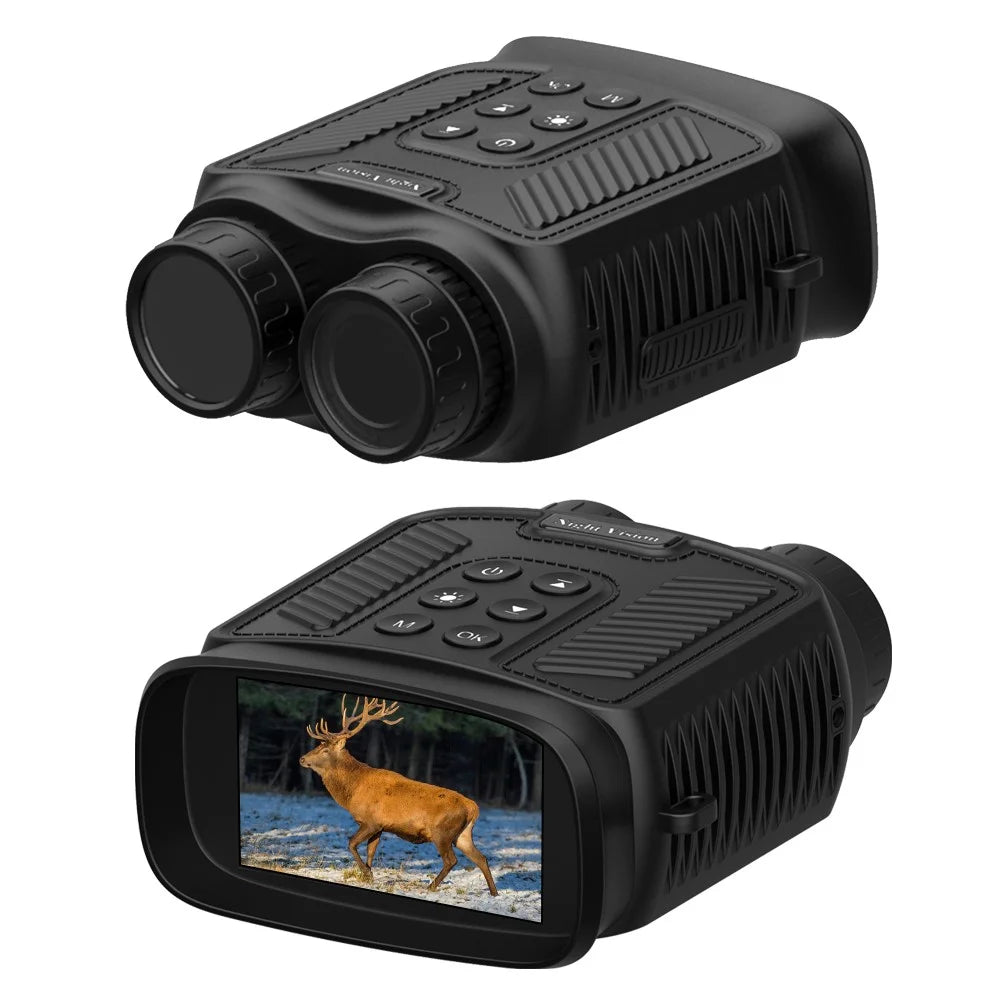 DT59 HD Video Binocular Night Vision Goggles Hunting Camera Support 128GB Memory Card Storage - Black - 3