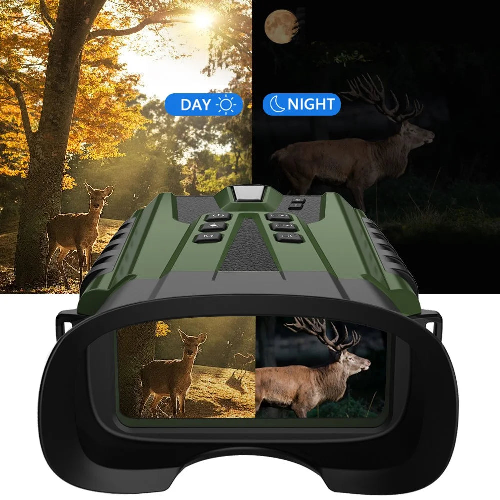 DT49 HD Photo Bird Watching Binoculars Full Color Night Vision Digital Telescope - Green - 2