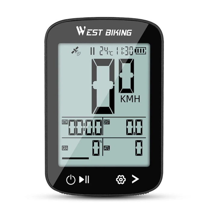 WEST BIKING YP0702113 GPS Bike Computer Wireless Digital Speedometer MTB Bicycle Odometer (CE Certified) - 2