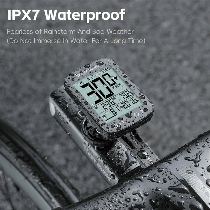 WEST BIKING YP0702113 GPS Bike Computer Wireless Digital Speedometer MTB Bicycle Odometer (CE Certified) - 4