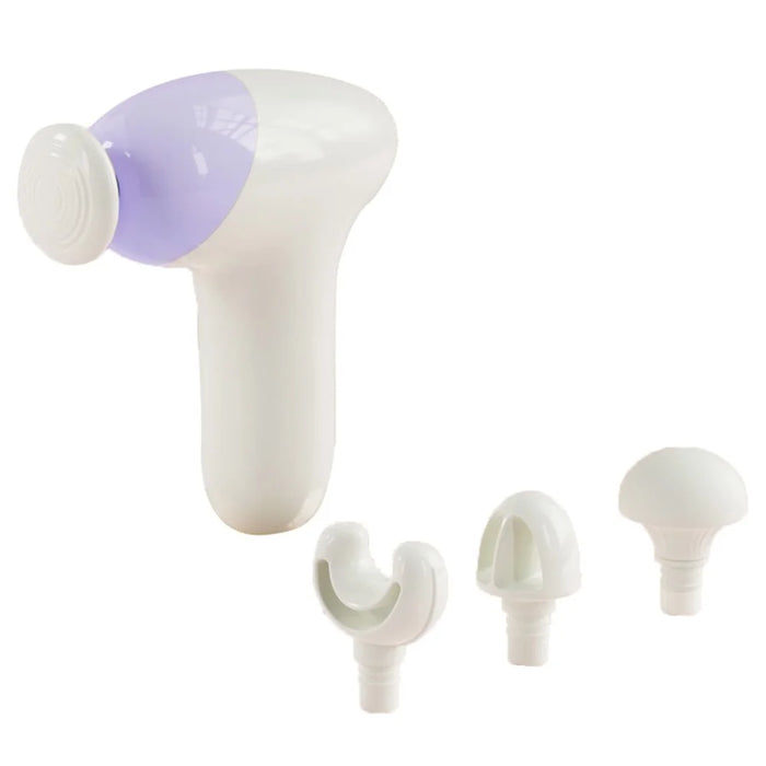 H35 Portable High Frequency Vibration Massager for Muscle Relaxation 5 Speeds Adjustable Mini Massage Gun - Purple - 1