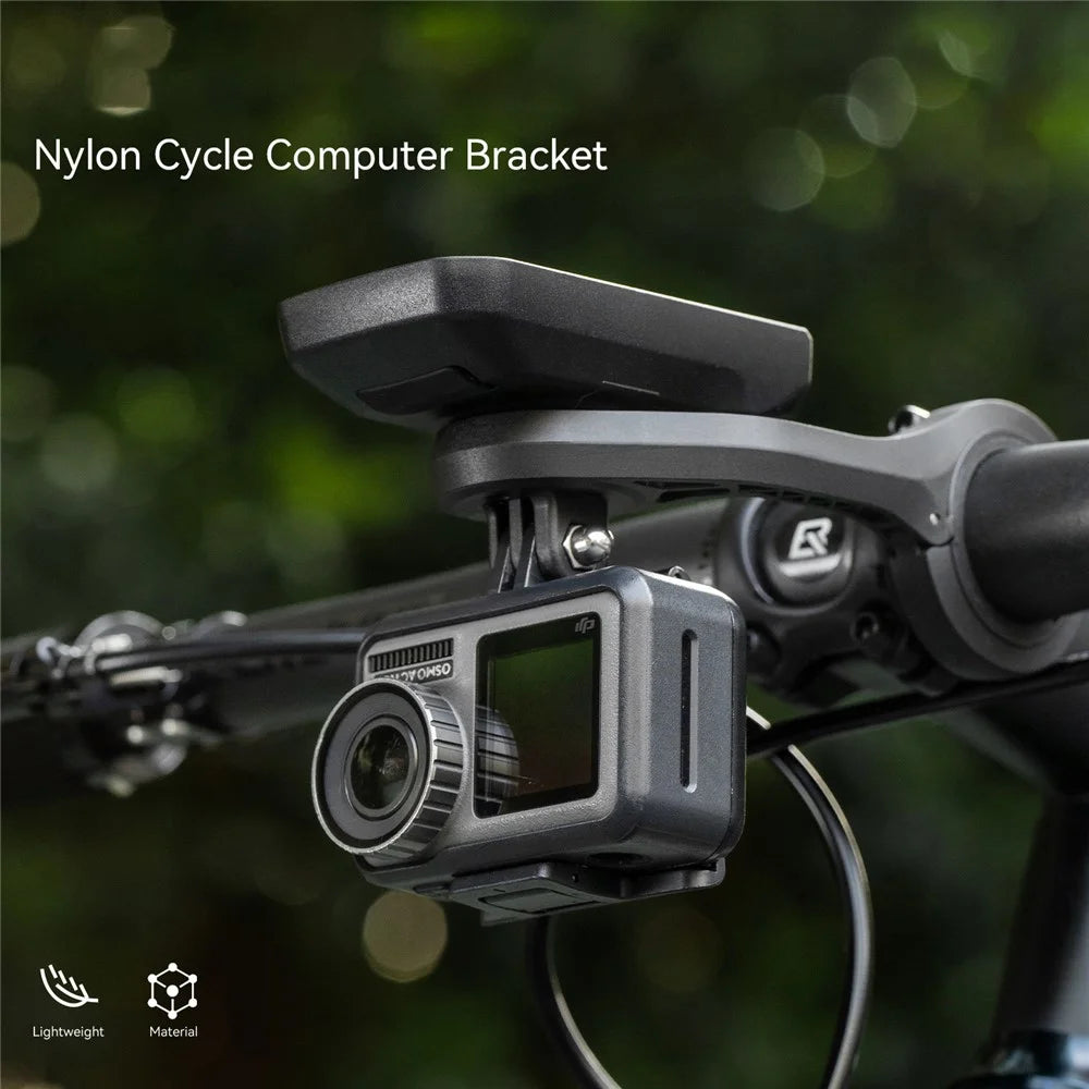 ROCKBROS Bike Handlebar Computer Mount Road Bicycle Light Sports Camera Nylon Bracket - 4