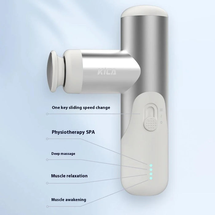 KICA mini3 Portable Massage Gun Mini Handheld Muscle Relaxer Percussion Massager Fascia Gun - White - 5