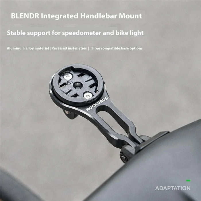 ROCKBROS For Trek Handlebar Aluminum Alloy Integrated Bike Computer Mount Bracket with 3 Bases - 5