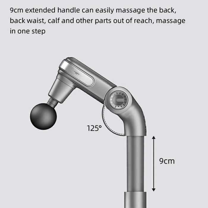 G7 Mini Foldable Percussion Massage Gun 5 Intensity Levels Portable Handheld Muscle Relaxation Device - 7