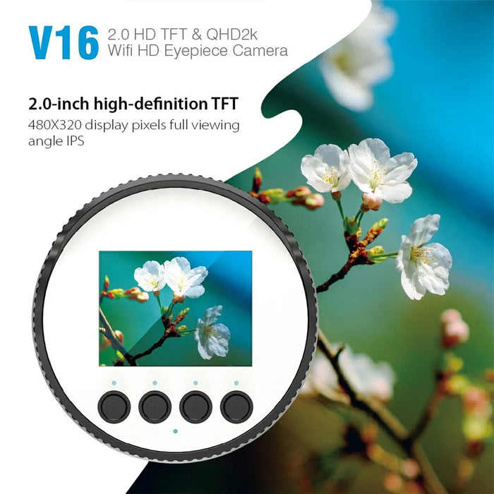 V16 2.0 TFT Screen WiFi Digital Eyepiece Camera Astronomical Observation Telescope - 3