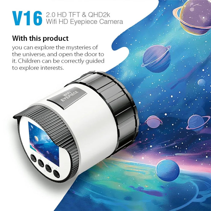 V16 2.0 TFT Screen WiFi Digital Eyepiece Camera Astronomical Observation Telescope - 6