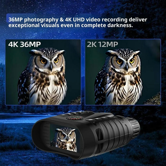 NV2185 3.2 Inch TFT Screen Binoculars for Outdoor Exploration 8x Digital Zoom Infrared Night Vision Telescope with Compass - 4