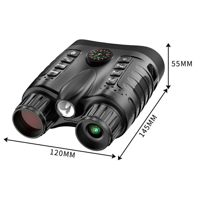 NV2185 3.2 Inch TFT Screen Binoculars for Outdoor Exploration 8x Digital Zoom Infrared Night Vision Telescope with Compass - 6