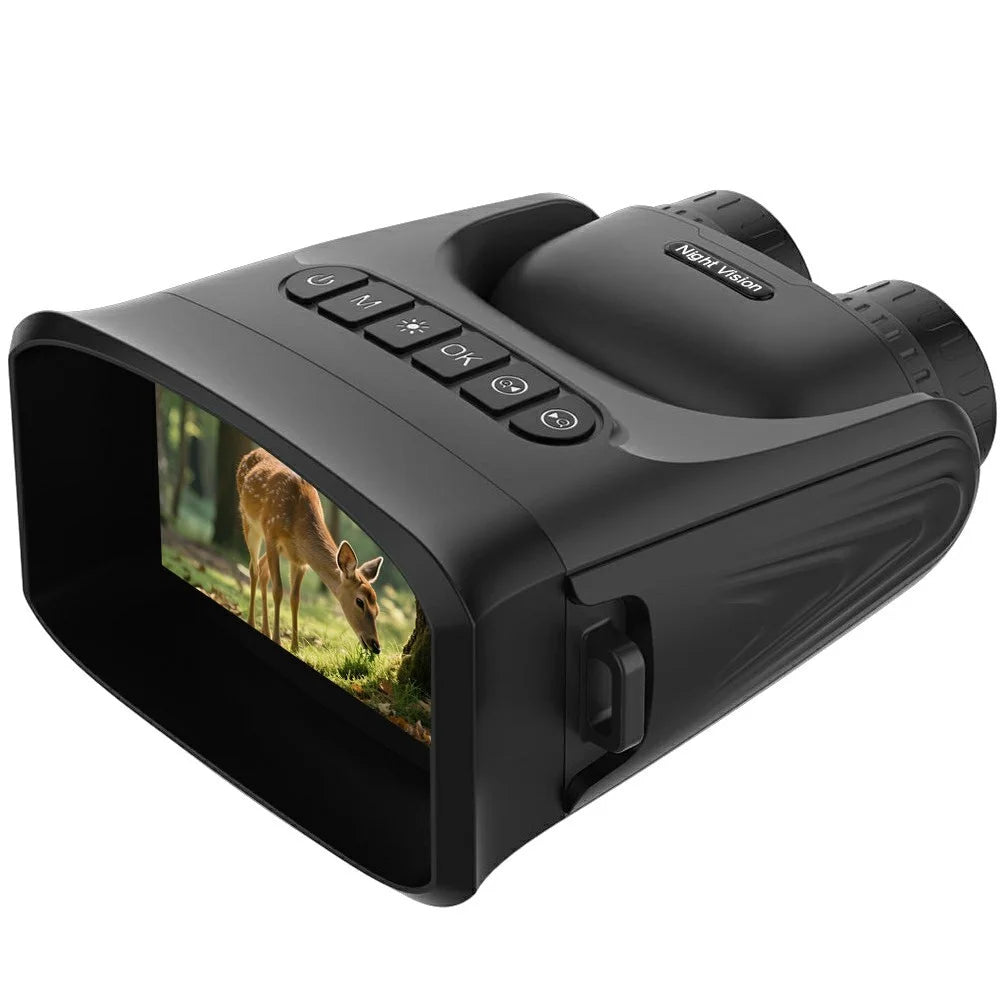 DT89 15X HD Infrared Night Vision Binoculars 4K Outdoor Dual-Tube Imaging Telescope for Outdoor - Black - 2