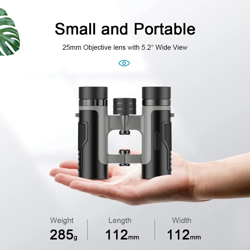 APEXEL Binoculars Long Range 10x25 HD Binoculars Outdoor Camping Mini Folding Telescope for Hunting Tourism - 4