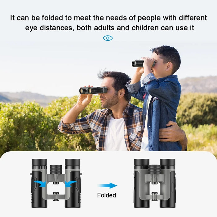 APEXEL Binoculars Long Range 10x25 HD Binoculars Outdoor Camping Mini Folding Telescope for Hunting Tourism - 6