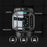 X8 Massage Gun 30 Speed Level Deep Tissue Muscle Massager Portable Handheld Relaxation Electric Sport Massager for Pain Relief - Black//US Plug - 4