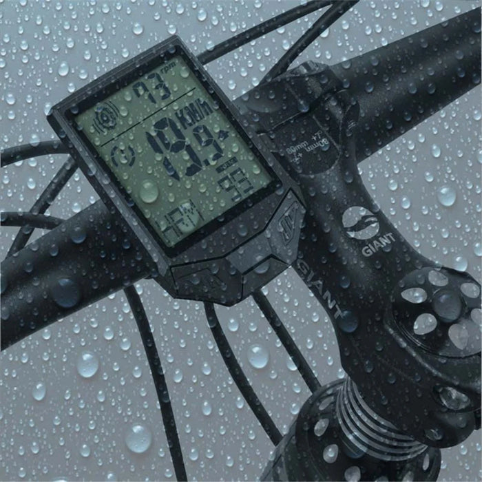 XH-BC335-LCD Wireless Bike Computer Heart Rate Cadence Sensor Multifunctional Waterproof LCD Screen Cycling Computer - Black - 2