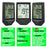 XH-BC335-LCD Wireless Bike Computer Heart Rate Cadence Sensor Multifunctional Waterproof LCD Screen Cycling Computer - Black - 3